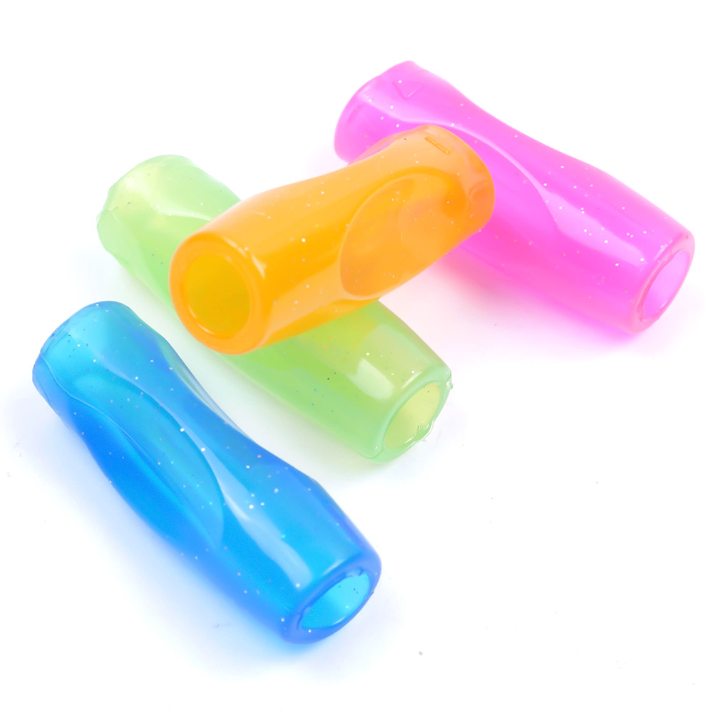 Dispositivo de práctica de sujeción de lápices para niños y estudiantes, artículo de papelería para corregir soporte de pluma, agarre de posturas, 4 Uds.,