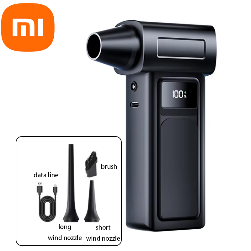 Xiaomi 1000000 RPM Turbo Jet Blower Luchtblazer Draagbare Stofreiniger USB Opladen 65 m/s Elektrische Krachtige Borstelloze Jet Blower: Rood