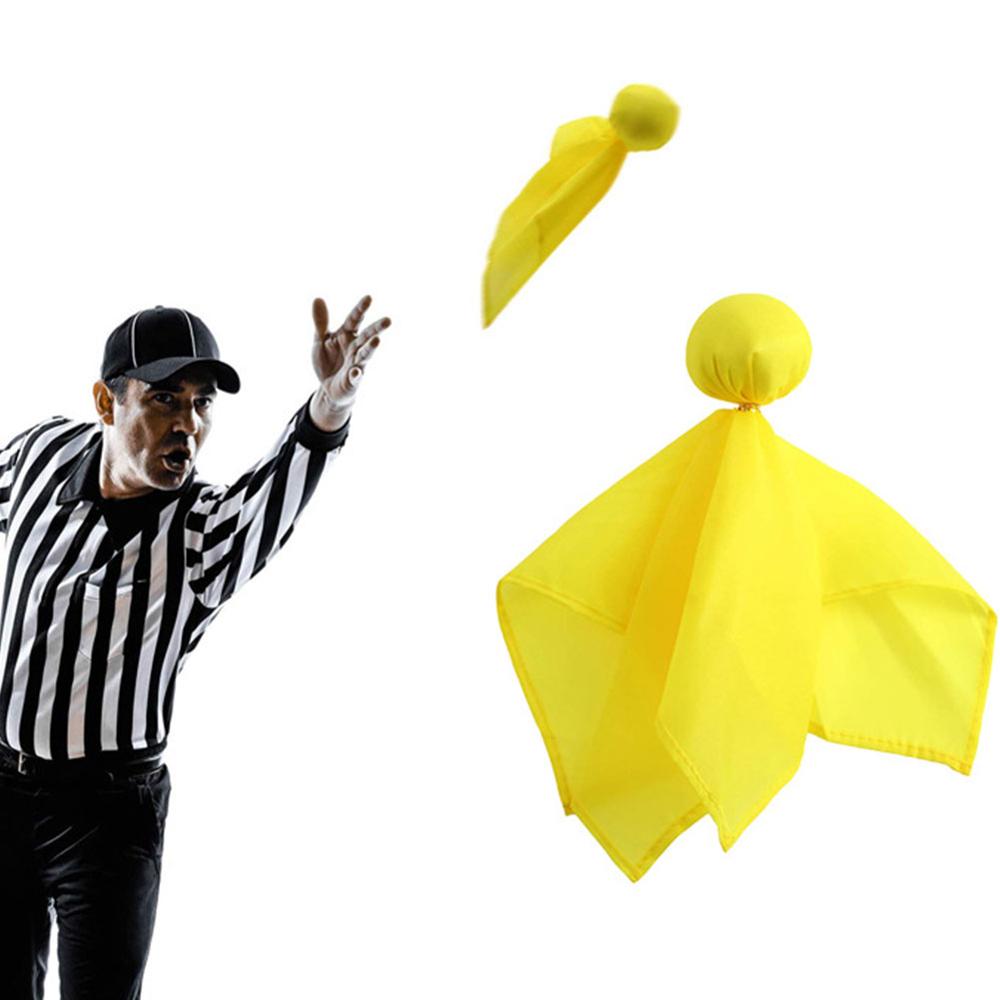 6pcs Free Throw Marks Football Challenge Marks Football Referee Throwing a Flag Penalty Flag Sports Football Accessory