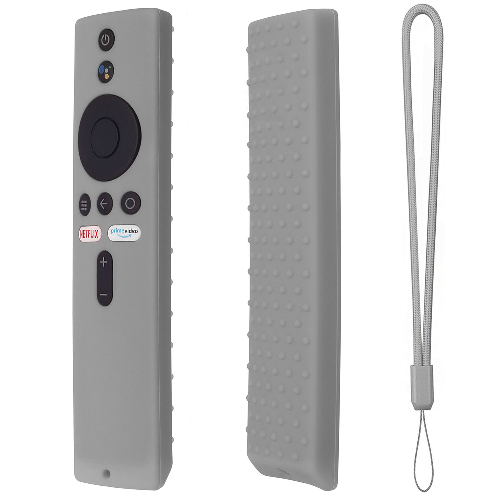 Beschermhoes Siliconen Cover Afstandsbediening Huid Afstandsbediening Protector Voor Xiaomi Mi Box S 4K Tv Stick: grey