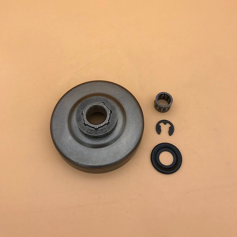 Hundure 3/8 "7 T Clutch Drum Tandwiel Lager Washer Clip Kit Voor Husqvarna 365 362 371 372 Xp 372XP kettingzaag Onderdelen