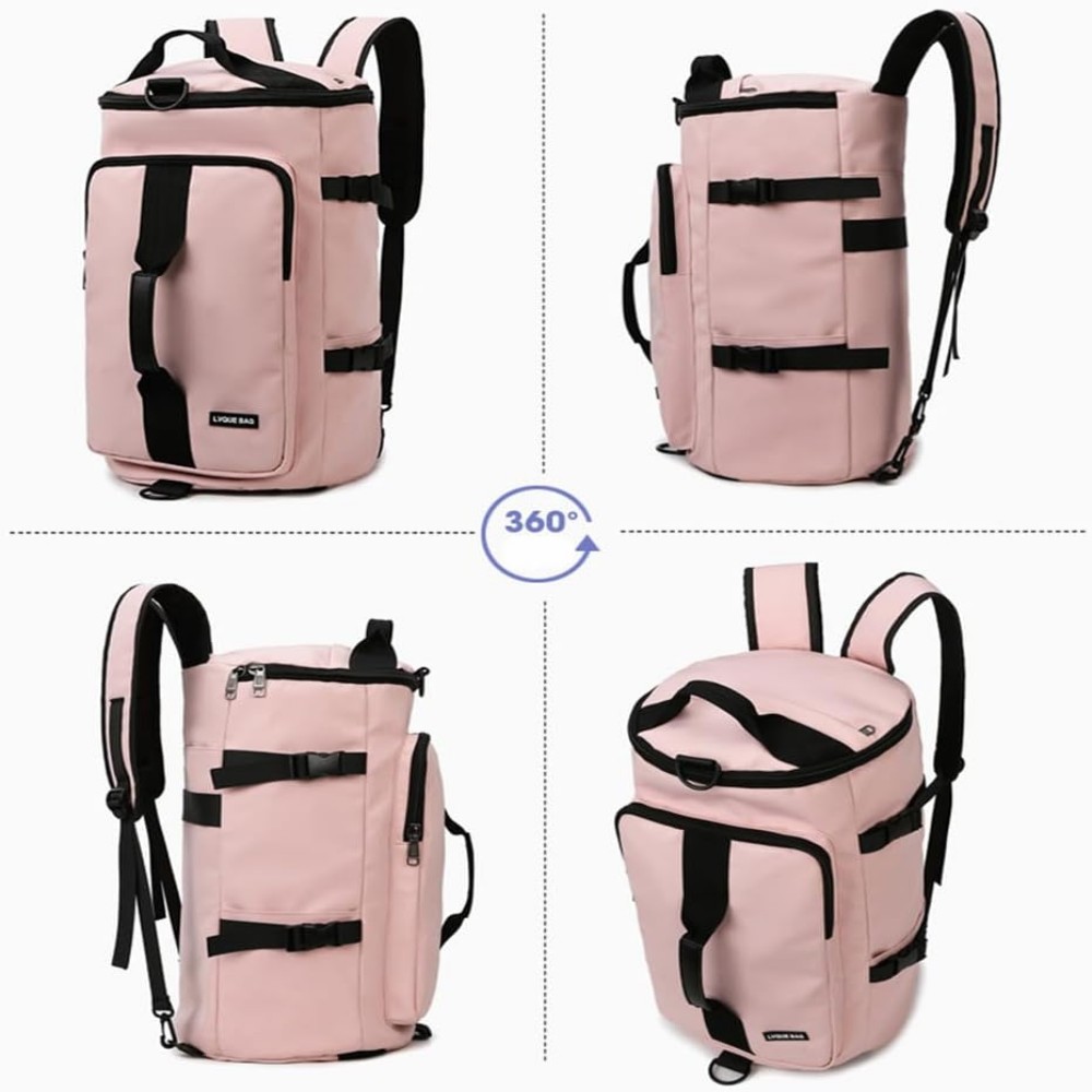 Gym Bag for Men and Women, Multifunctional Sports Duffle Bag Workout Travel Backpack Weekender Overnight Sports Gym Bags