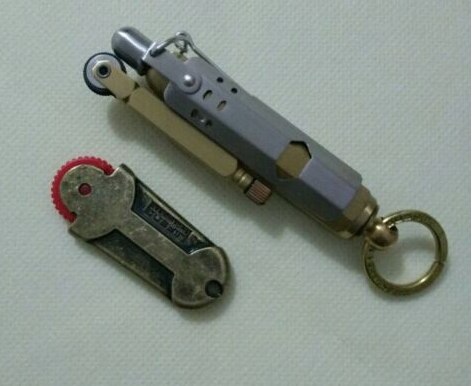 Encendedor de queroseno antiguo Vintage jifeng + pedernal