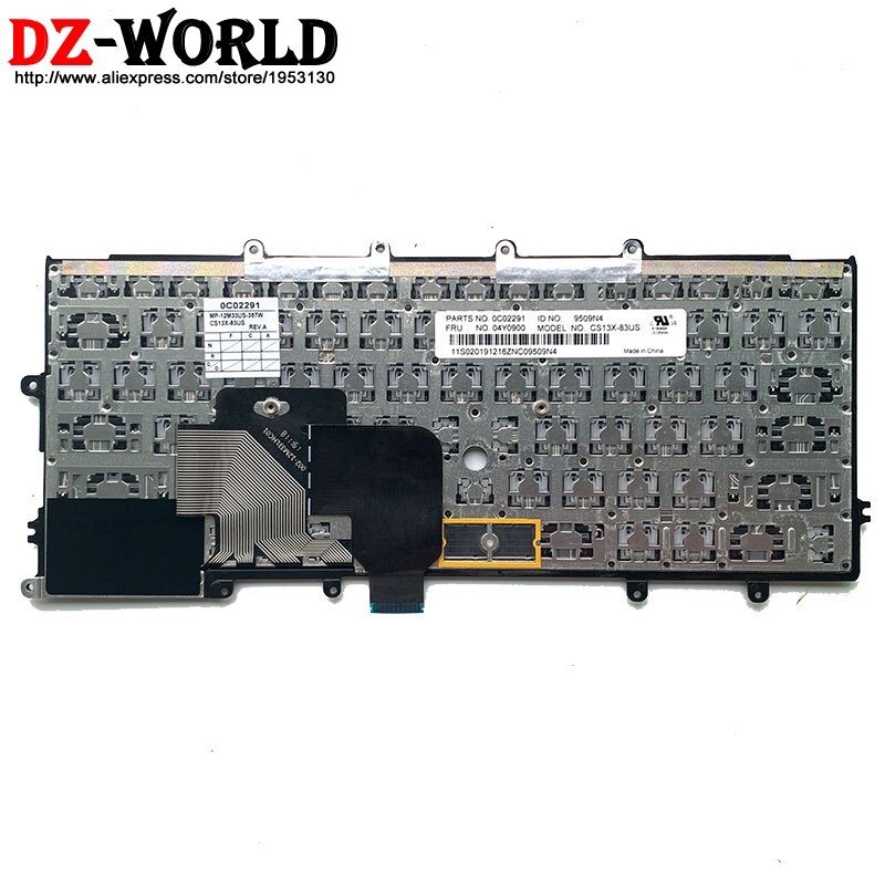 US English Keyboard for Lenovo Thinkpad X230S X240 X240S X250 X260 Laptop 04Y0900 04Y0938