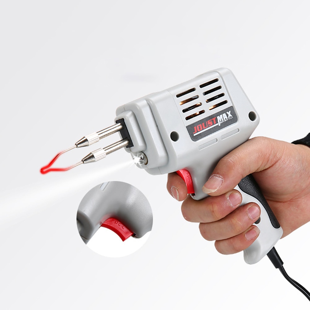 Elektrische Soldeerbout Gun Air Heat Gun Hand Lassen Tool Met Soldeer Lassen Reparatie Gereedschap Kit Eu 220V 100W