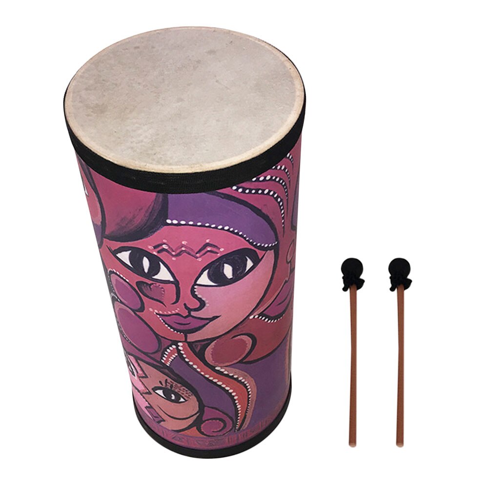 1 Set Unique Ethnic Indian Drum Indian Drum with Mallet Children Teaching Aid