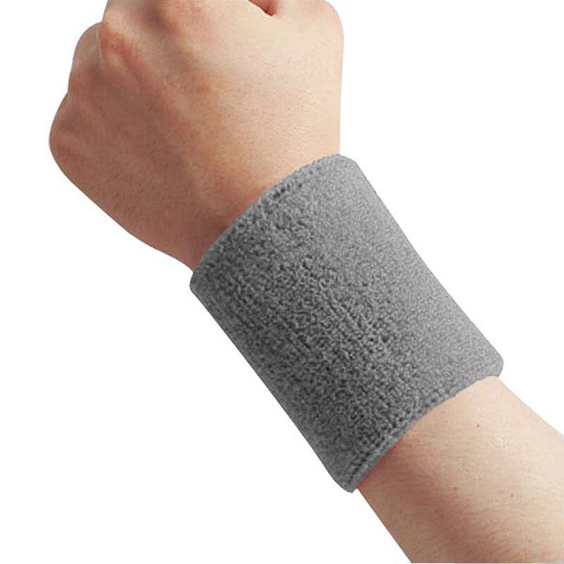 2 Stuks Sport Zweetband Badstof Pols Zweet Bands Tennis Squash Badminton Basketbal Polsband Gym Crossfit Pols Wraps Gyh
