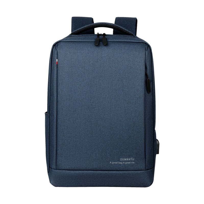Mochila Oxford antirrobo para ordenador portátil de 15 pulgadas para hombre y mujer, morral escolar de viaje, informal, con carga USB: ROYAL BLUE