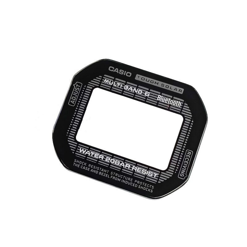 Watch Bezel Strap for Casio G-SHOCK DW5600 DW5610 GW-B5600 G5600E gwm5610 Mod Mecha Steel Titanium Watchband Case Accessories: 5600mm lens