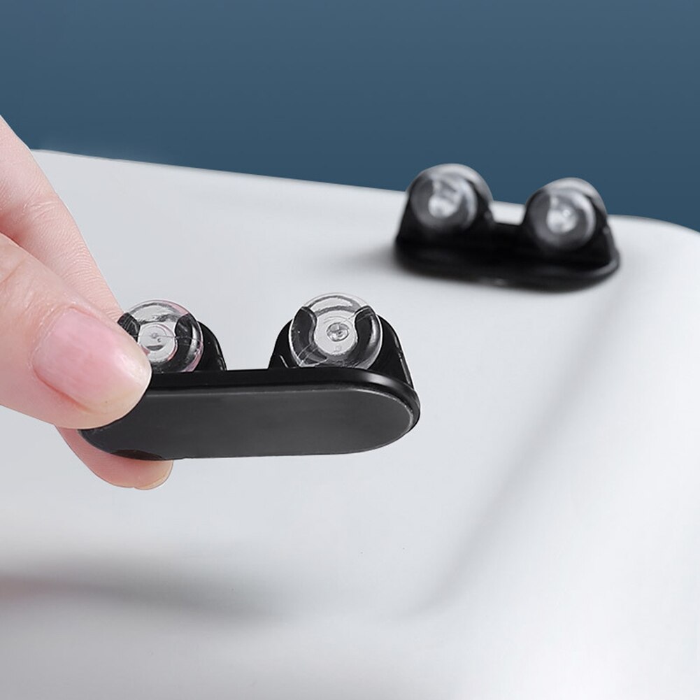 4pcs Storage Box Pulley Caster Self-Adhesive Unidirectional Furniture Wheel Home Silent Scratches Box Wheels Storage Box Casters