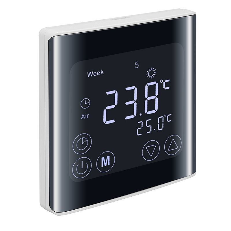 LCD Digital Thermostat Touchscreen Room Thermostat Underfloor Wall Room Heater 230V Control Heating Thermostat With Backlight