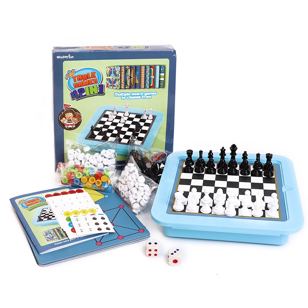 Schaken Schaken Board Speelgoed Kinderen Kinderen Puzzel Board Games Gobang Vliegen Schaken Set Multi-Functionele Game