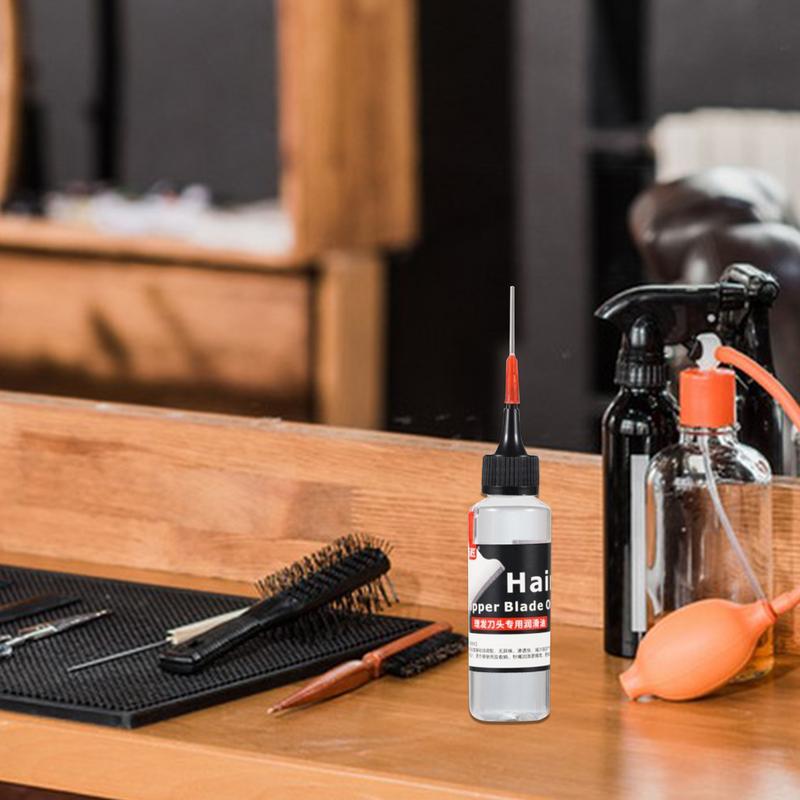 Recortador de aceite lubricante, tijeras para el cabello, lubricación, Reduce la fricción del metal, sin olor, para herramienta de corte de pelo, lubricación de mantenimiento