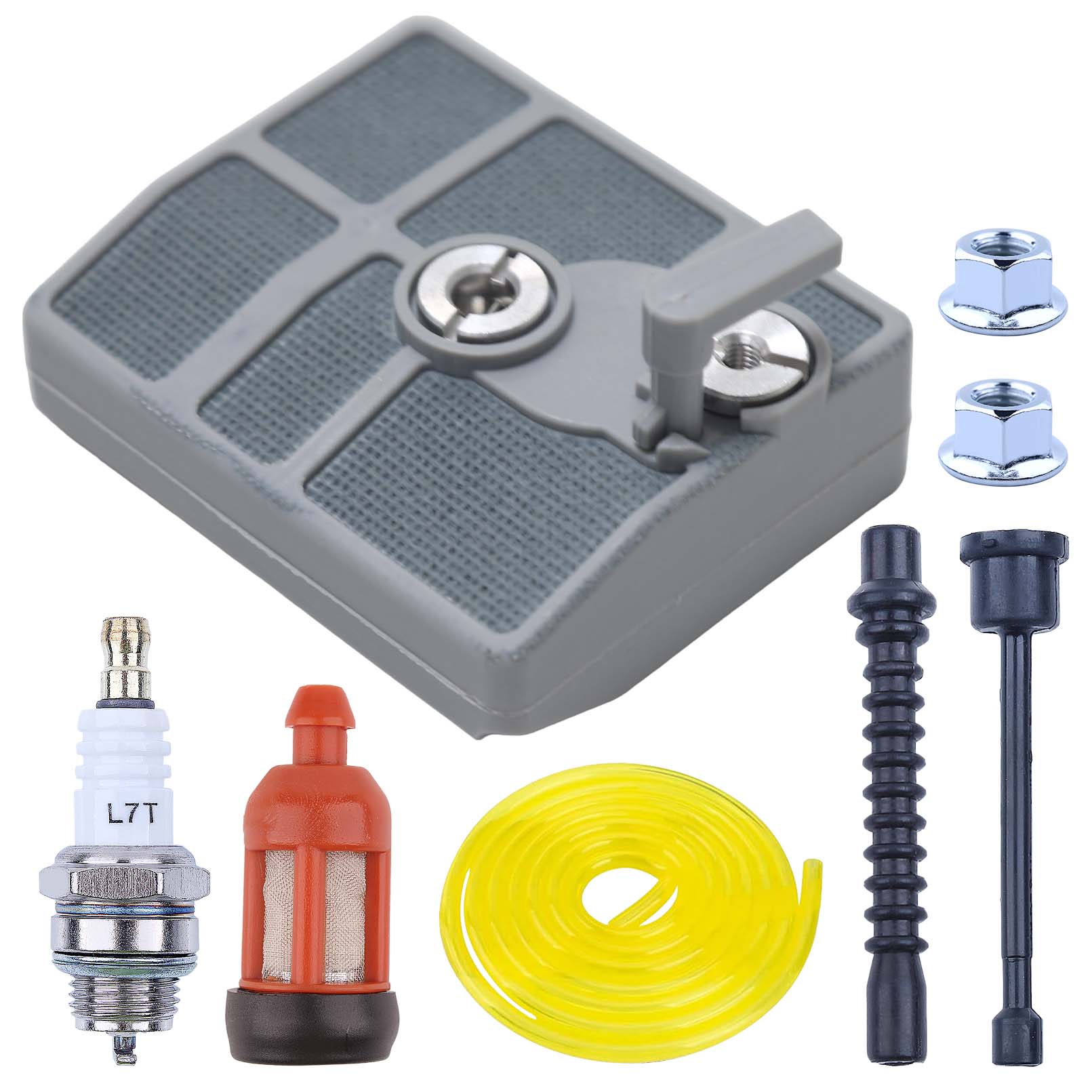 Air filter tune-up kit for stihl 030 031 031av 032 032av chainsaw ge 1113 120 1603 air filter choke control bushings nuts spark plug