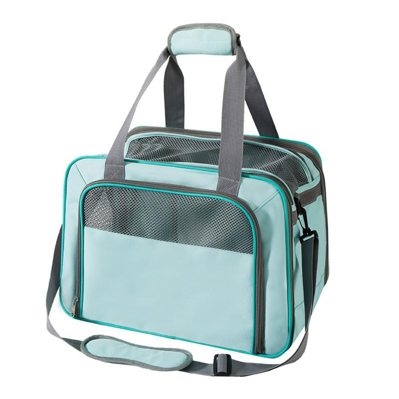 LDLC-Bolsa de transporte para mascotas, bolso portátil de lados suaves para gatos, transpirable, para perros pequeños, de malla transpirable, para viajes: A