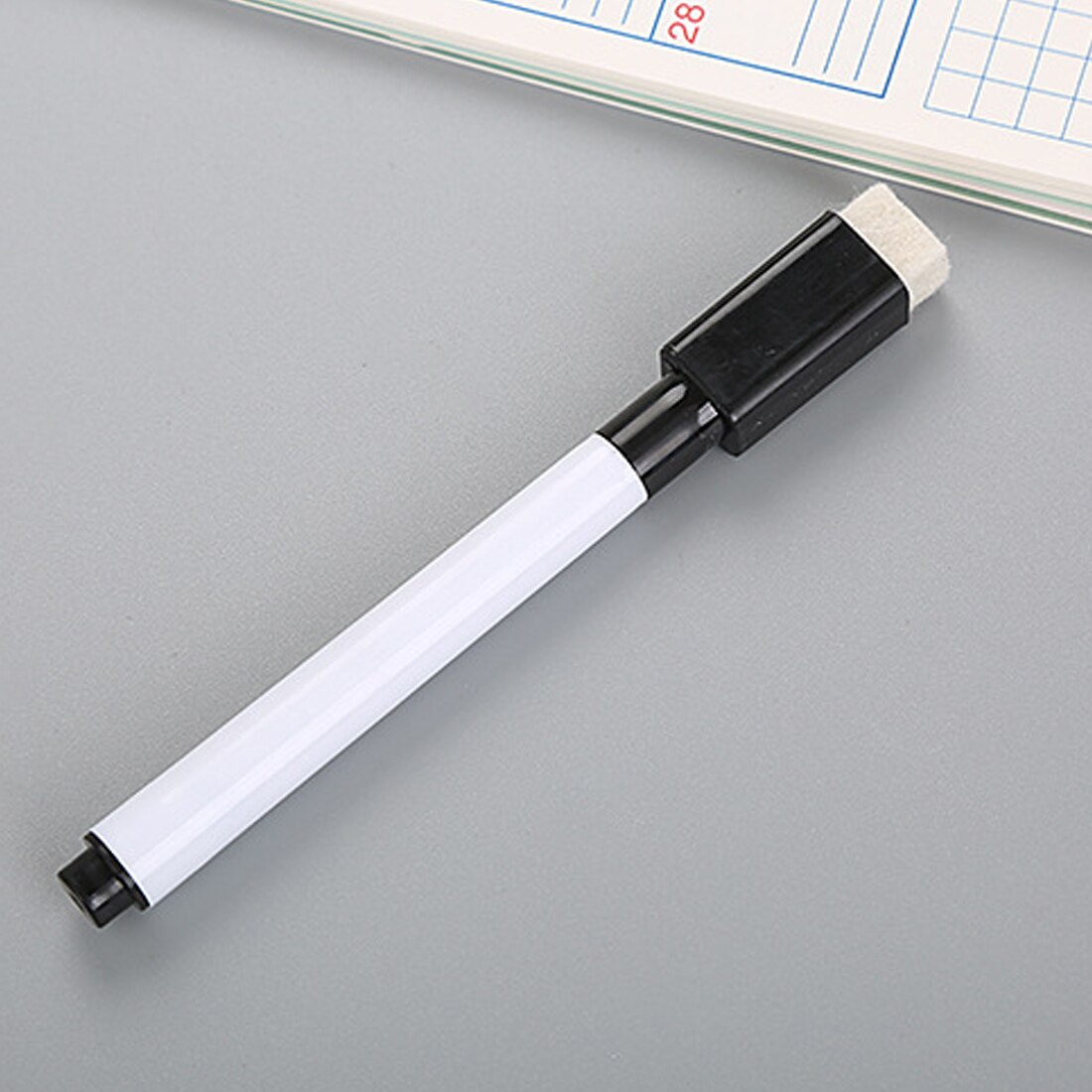 Fangnymph 5 stuks whiteboardstift op waterbasis met penseel voor schoolbenodigdheden en kantoorbenodigdheden