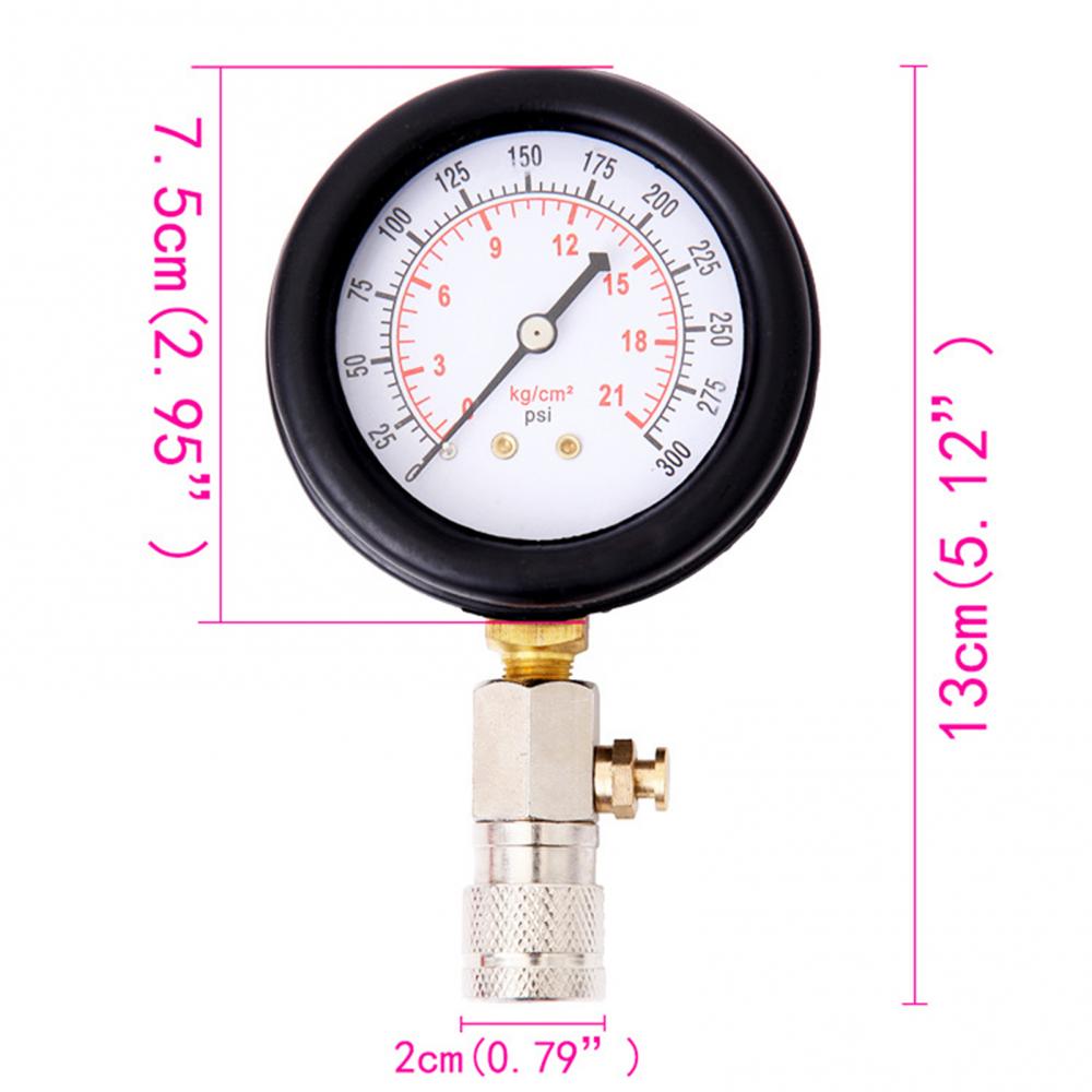 8Pcs/Set Automotive Car Motorcycle Petrol Engine Compression Tester Tools Kit Accessories Supplies Products