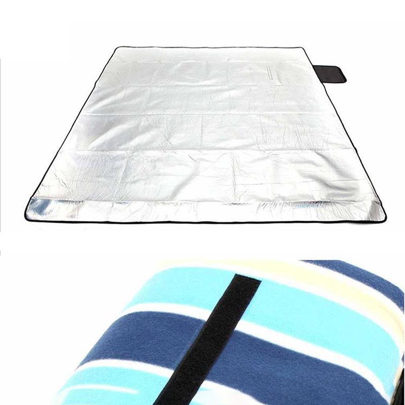 Alfombra para pícnic plegable, a prueba de agua, de 200x200CM, para exterior, Camping, playa, manta a prueba de humedad, alfombra portátil para acampar, senderismo y playa