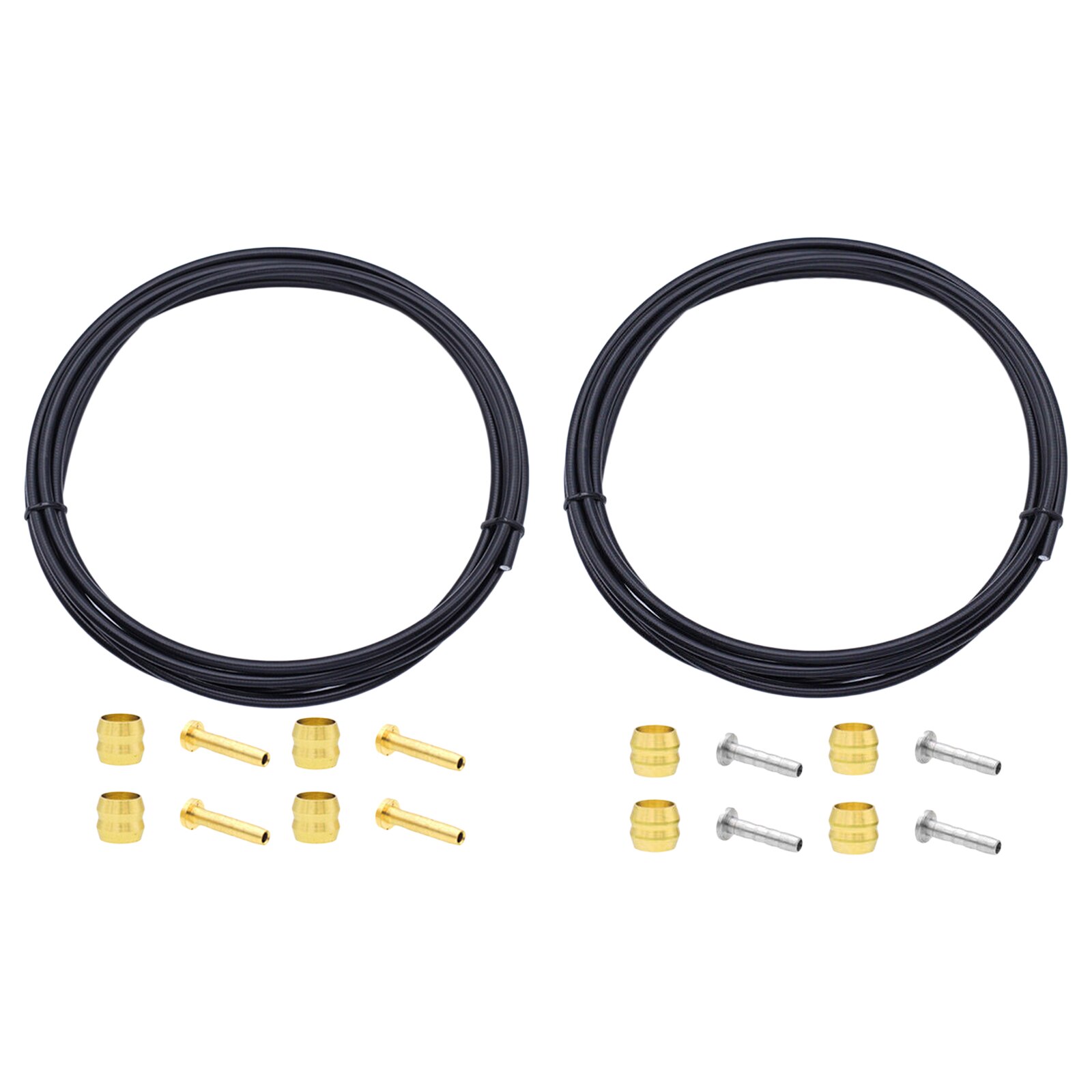 2.5M Hydraulische Schijfrem Slang Kit Olie Buis Pijp Remmen Slang W/Messing Olijven &amp; Inserts Voor Shimano BH90 BH59 Systeem