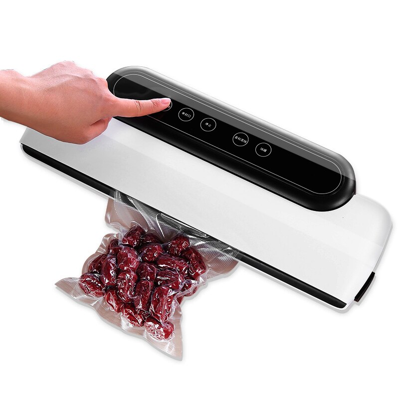 Machine de conservation sous vide automatique des aliments, appareil d'emballage sous vide domestique pour la viande, sac en plastique