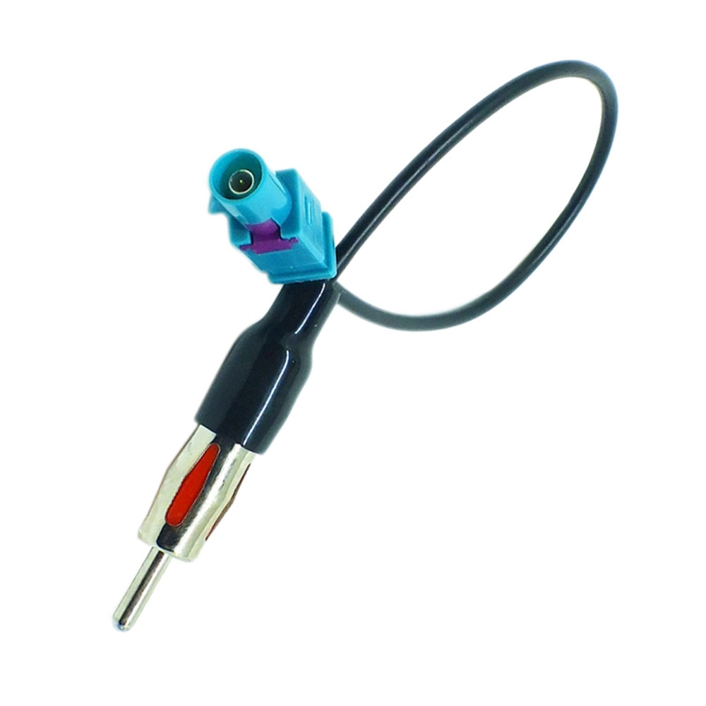 Adaptador aéreo Universal Fakra a DIN para Radio estéreo de coche, mástil de antena