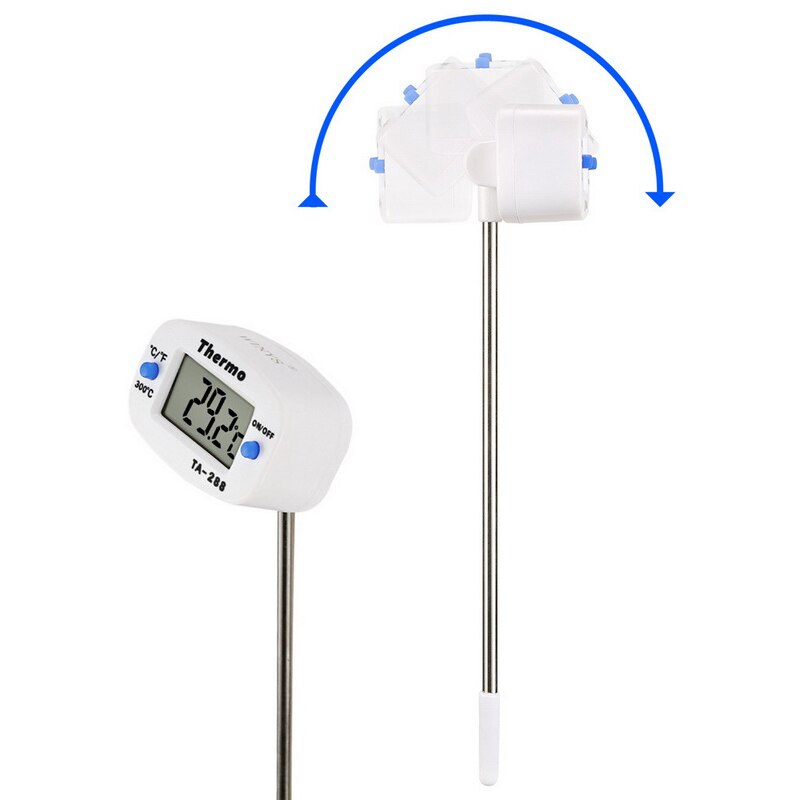 Termómetro de comida, medidor de temperatura de carne con sonda para asar, ahumar barbacoa, cocina, termómetro de alimentos, 1 Uds.