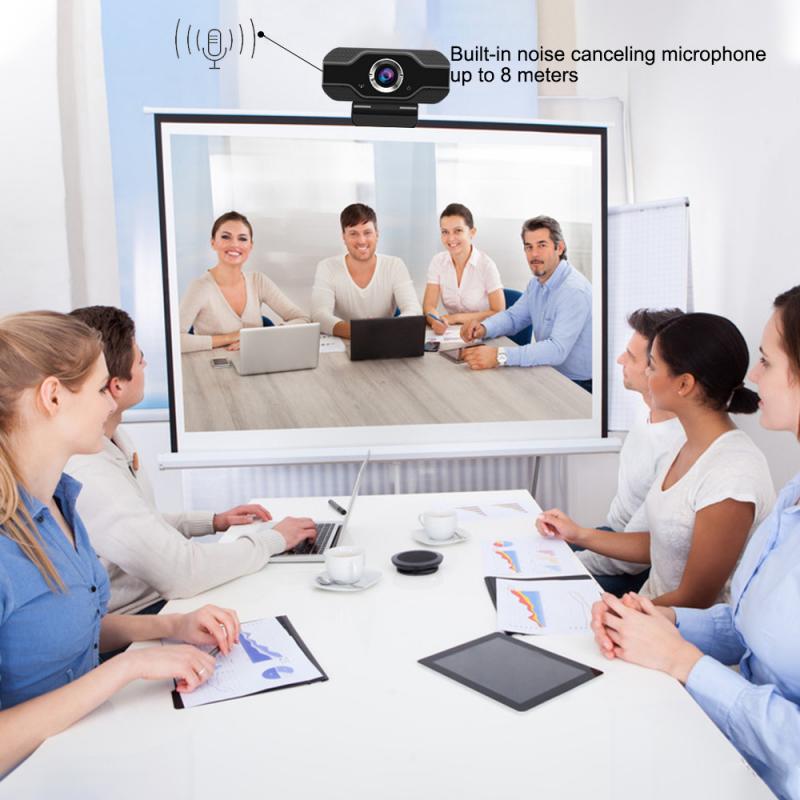1080p Webcam Autofocus HD Computer Web Camera Built-In Noise Canceling Mic Portable USB Camera For PC Desktop Video Calling