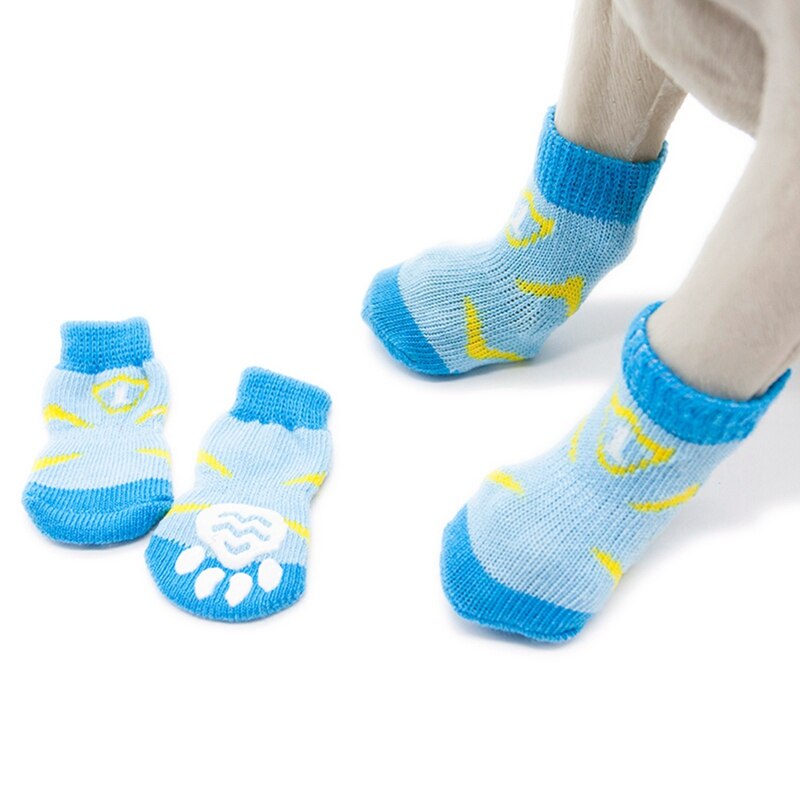 Pet Dog Stocking Cute Dogs Cotton Socks Pet Winter Warm Socks Dog Paw Protection Socks Pet Booties Supplies