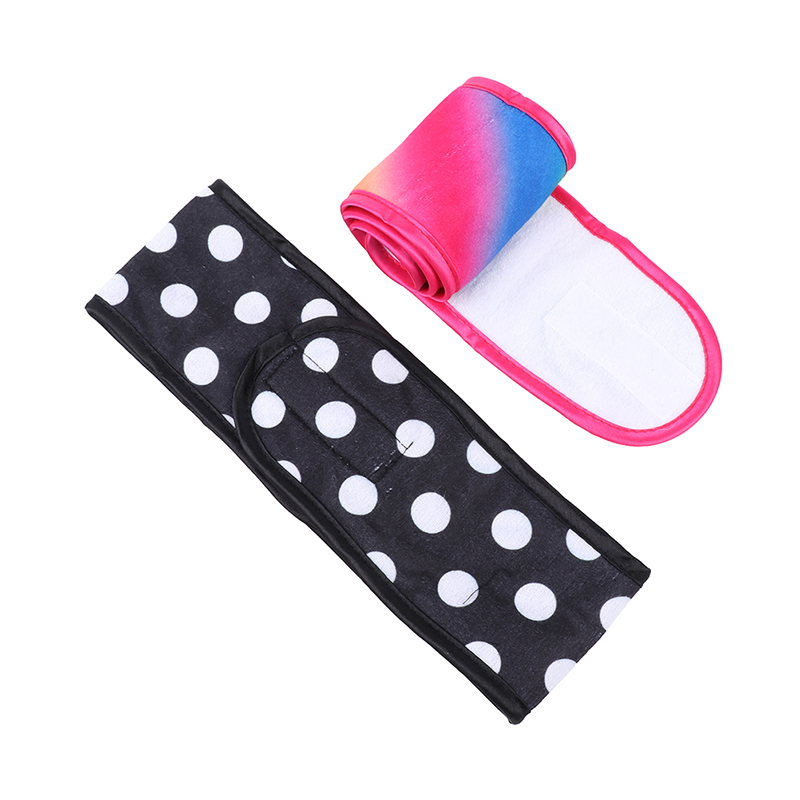 Bandeau de maquillage large et réglable, extensible, pour Salon de coiffure, SPA, pour le visage, serviette, bonnet de douche, accessoires de maquillage