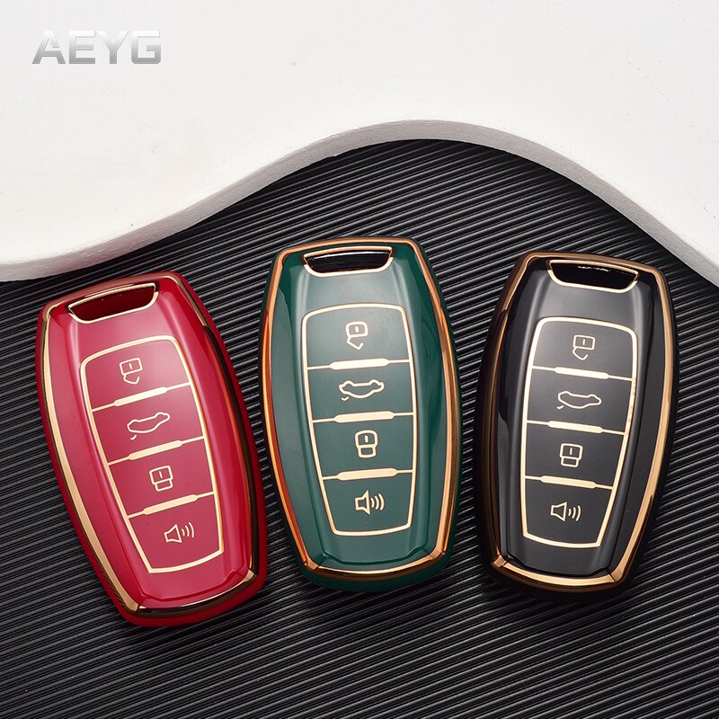 TPU Car Remote Key Case Cover Shell Fob For Great Wall Haval Hover H1 H4 H6 H7 H9 F5 F7 H2S GMW Coupe Car Smart Key Protector
