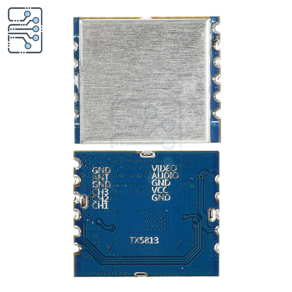 Tx5813 5.8g bredbånds fm lyd og video synkron overføring 20mw bildesender 8-- kanals sendermodul