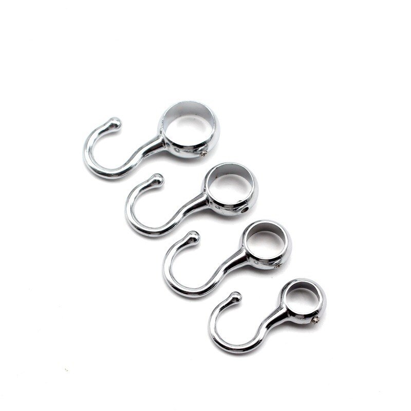 Thickened stainless steel casing hook through pipe hook movable hook kitchen hanging rod hook hanger rack row hook