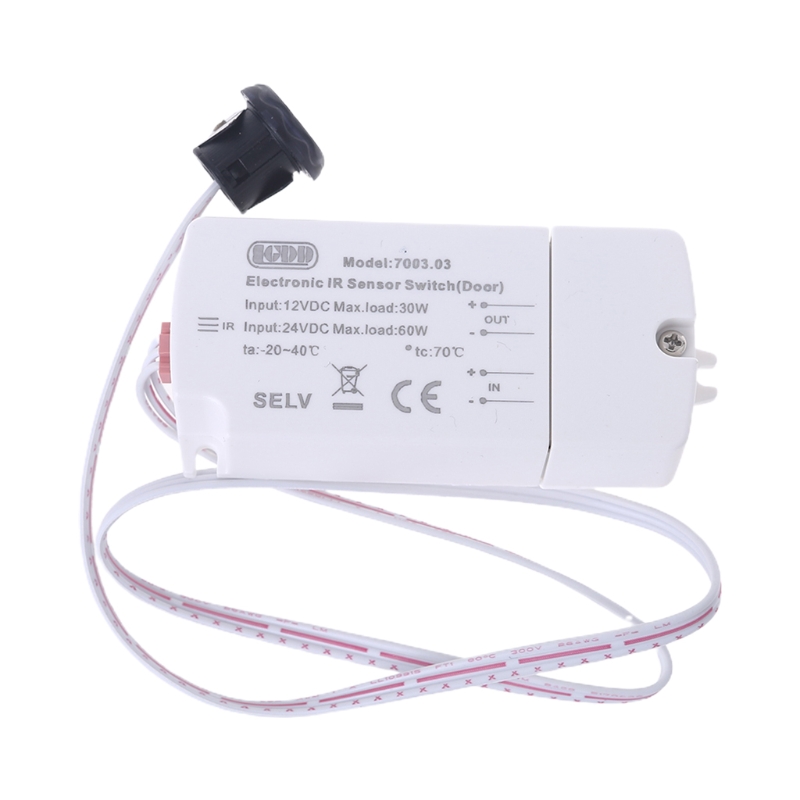 Dc 12v ir sensorbryter 40w infrarød lysbryter til ledet stripe bevegelse håndbølge  x4yd