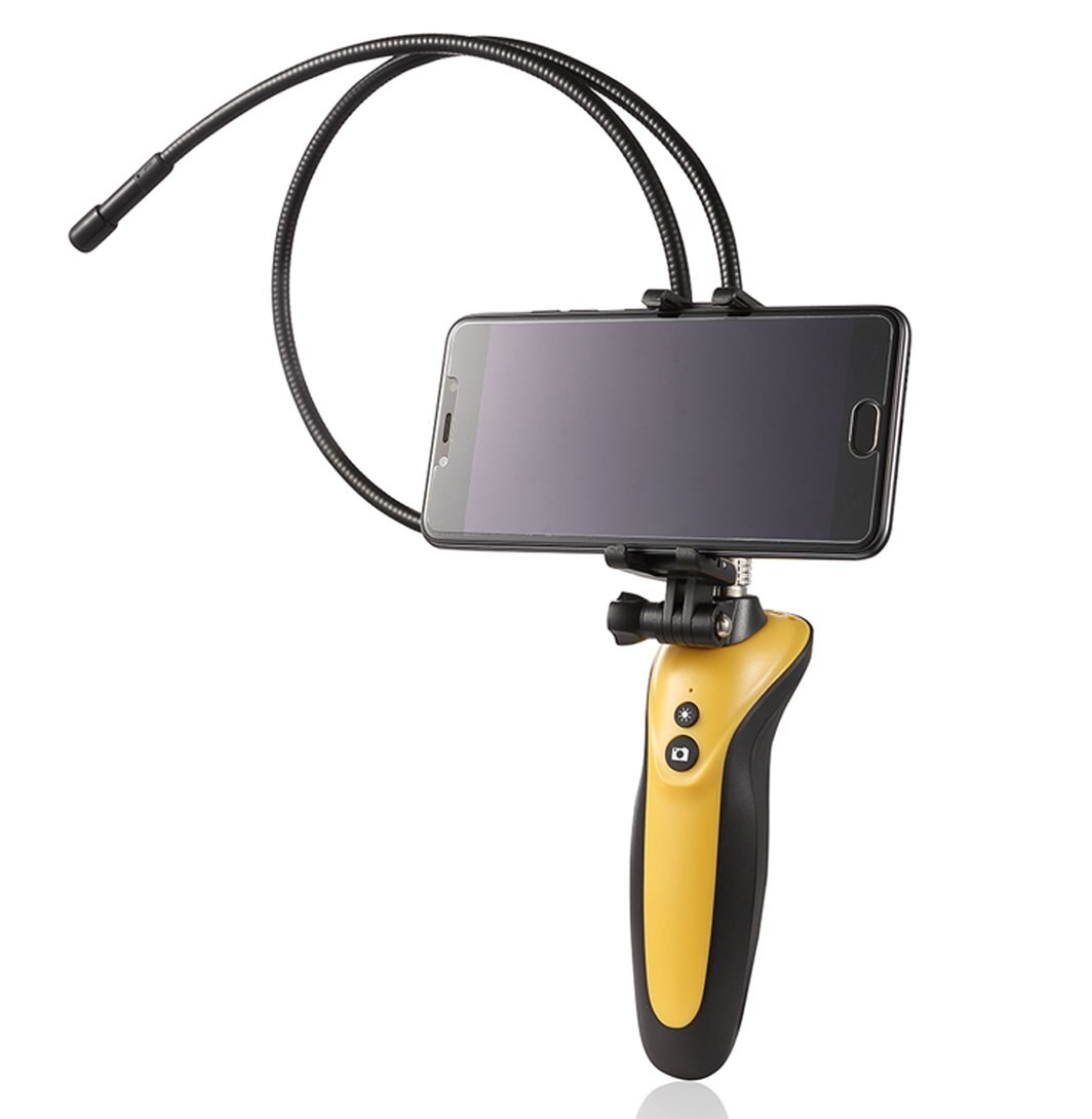 HT-669-endoscopio inalámbrico con Wifi, boroscopio, IP67, cámara de inspección de serpiente, Cable de 1M, 720P, 6 LED, para IOS y Android