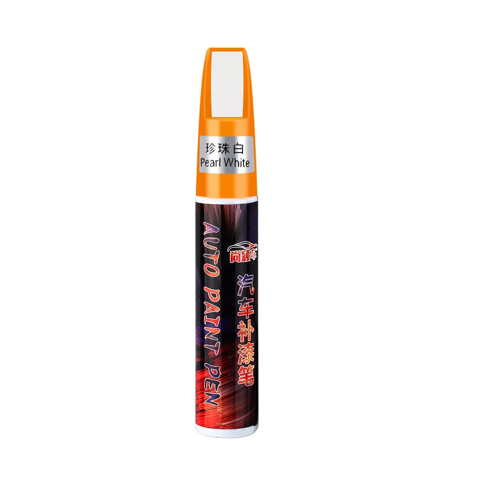 Car Mending Fill Paint Pen Waterproof Repair Painting Scratch Clear Remover for Ford Fiesta Focus Mondeo Ecosport Kuga Focus ST: Pearl White