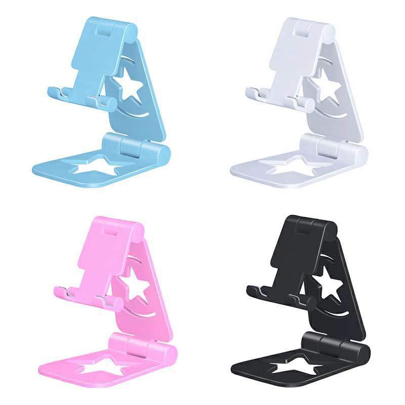 1 Pcs Universal Lui Mobiele Telefoon Houder Vouwen Plastic Dubbele Verstelbare Plank Voor Iphone Tablet Stand Mobiele Telefoon Accessoires