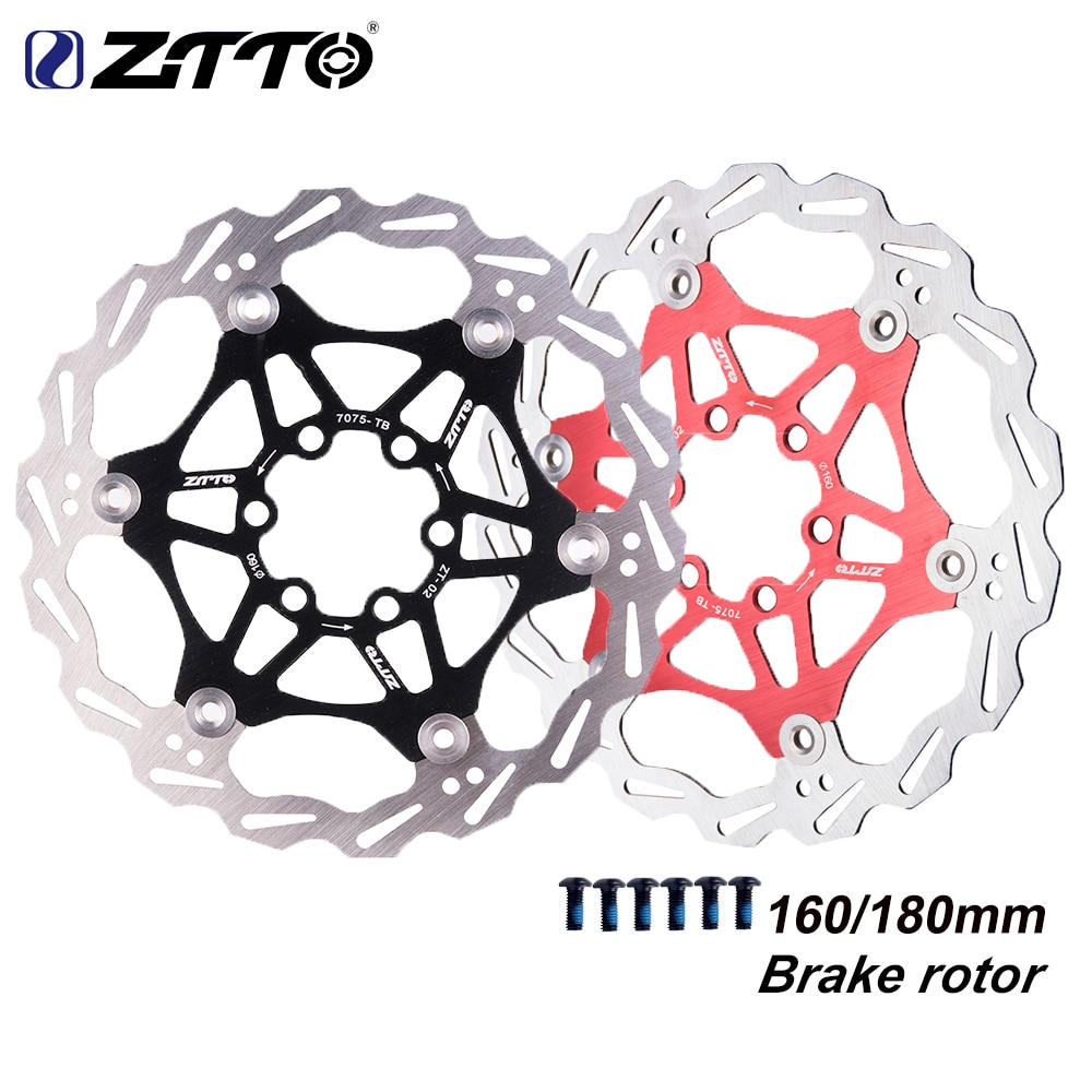 Ztto fiets 160mm 180mm dh rem zwevende rotor roestvrij staal mtb fiets schijfrem zwevend gereedschap voor mountainbike racefiets cx