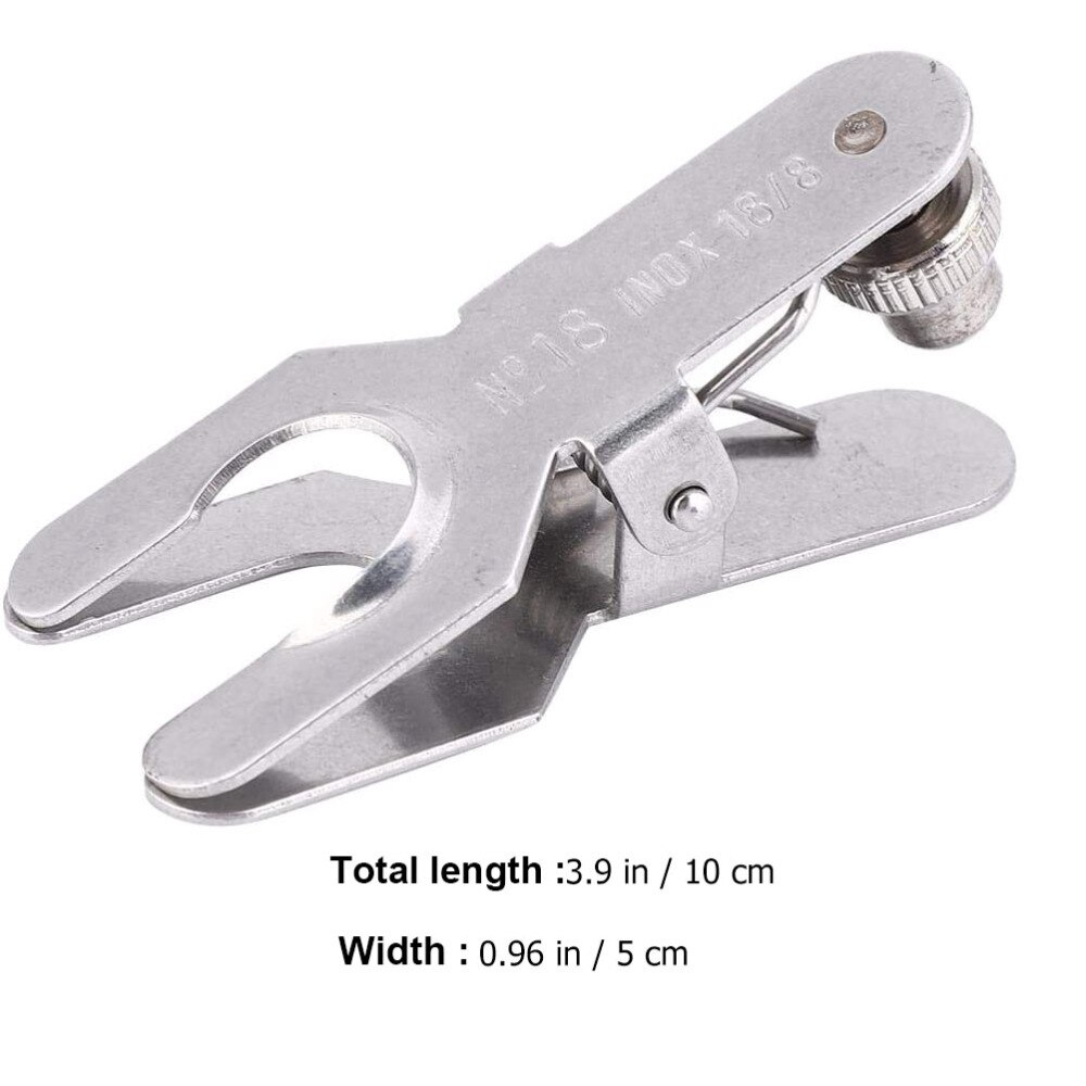 Pinza de sujeción esférica de laboratorio, abrazadera de Metal de junta esférica de acero inoxidable, 1 ud.