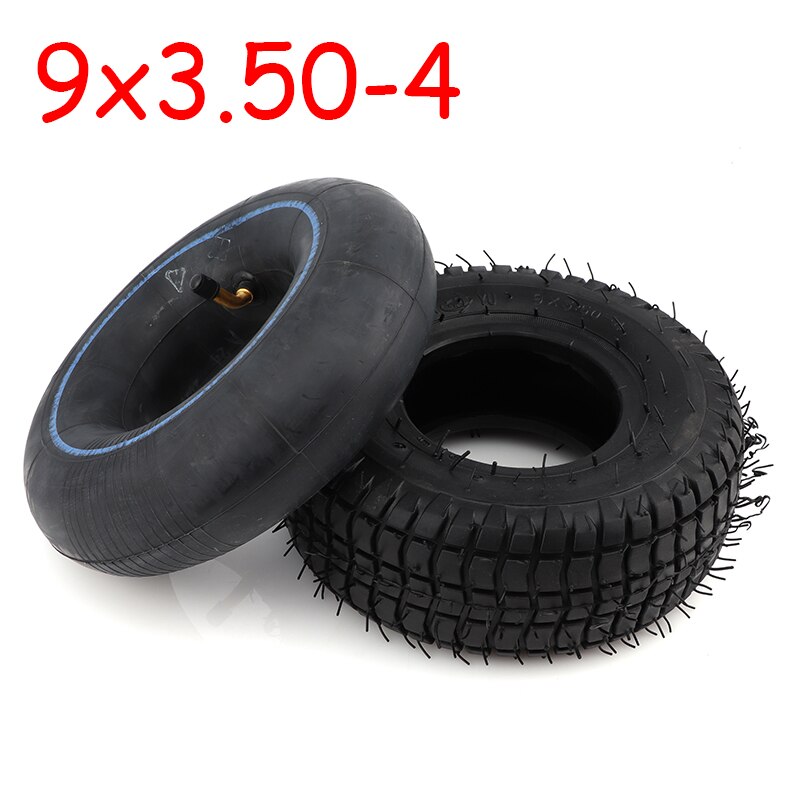 Pneu 9 pouces 9x3.50-4, pneu 9x3.5-4 pour Tricycle électrique, scooter électrique âgé, pneu 9 pouces