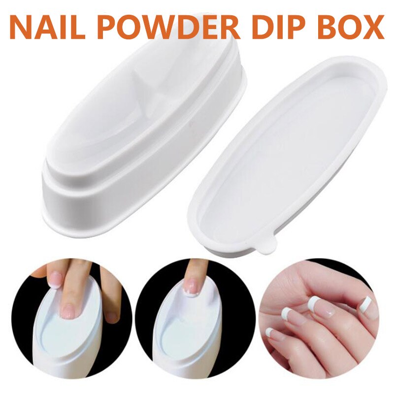 NAIL DIPPING POWDER BOX DIP BOX HOLDER FOR ACRYLIC POWDER NAIL ART