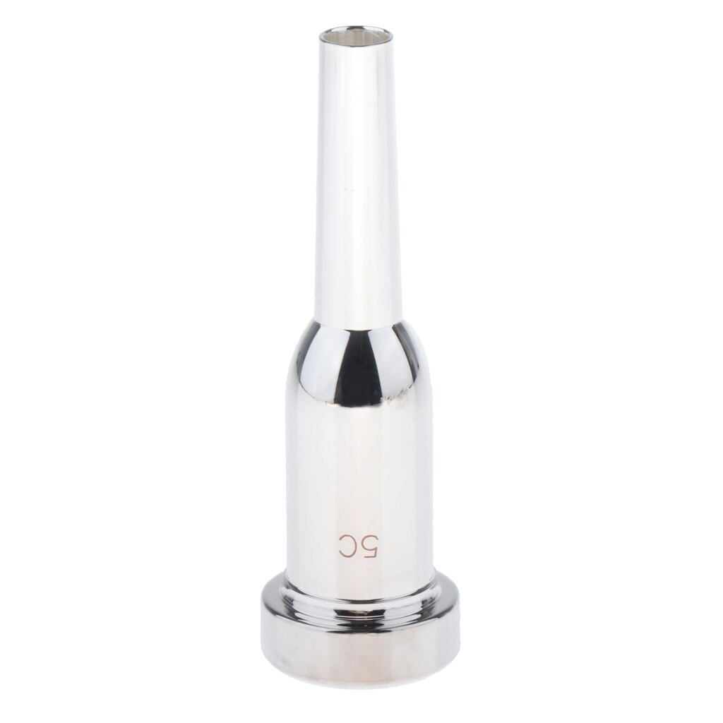 Silver Plated Mega Rich Tone Trumpet Mouthpiece 5C