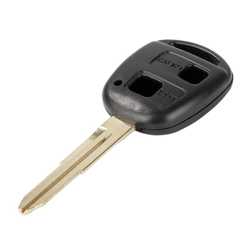 2 Button Remote Key Case Shell Uncut Blade Fob Replacement Shell For TOYOTA YARIS COROLLA RAV4 CAMRY Auto Car Accessories