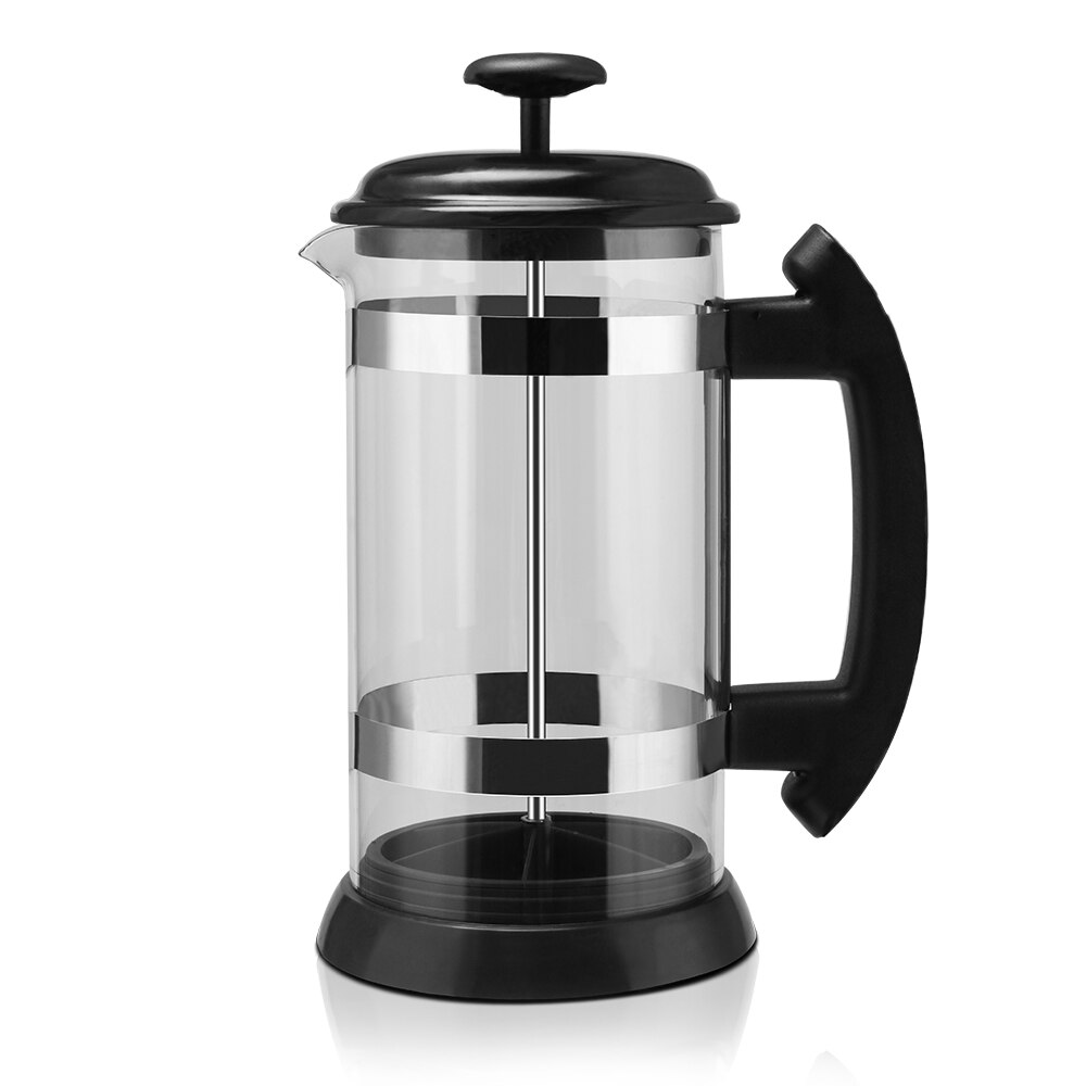 1000ML Manuelle Kaffee Espresso Hersteller Topf Edelstahl Glas Teekanne Kaffeebereiter Französisch Kaffee Tee Kaffeemaschine Filter Presse Kolben