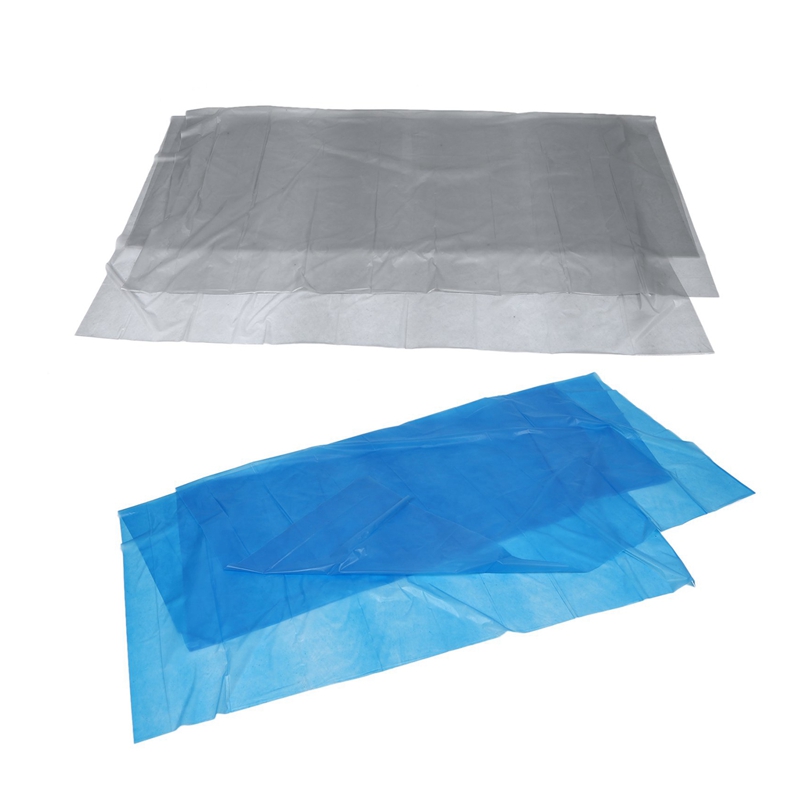 2 stuks peva wegwerptafelkleden, tafelkleedhoes, feestcatering, evenementenservies, marineblauw en zilvergrijs