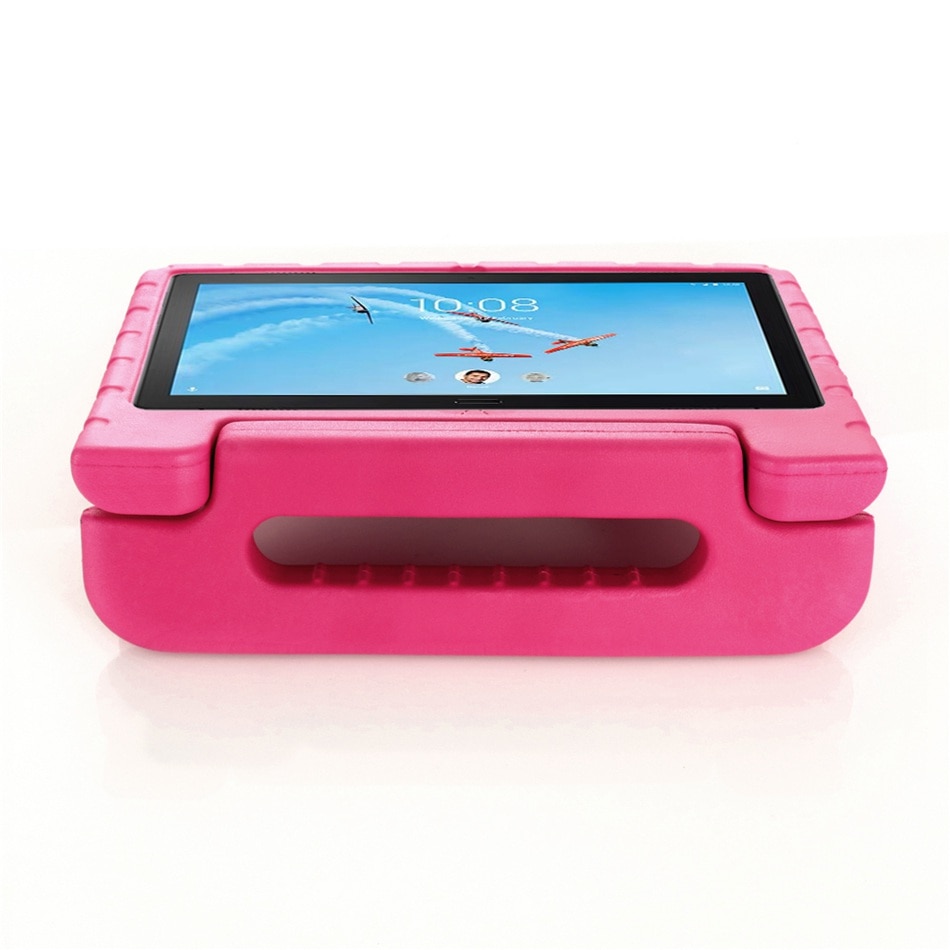 Til lenovo tab  p10 etui håndholdt helkrops børn børn eva håndtag stativ tablet cover til lenovo tab  m10 10.1 tommer