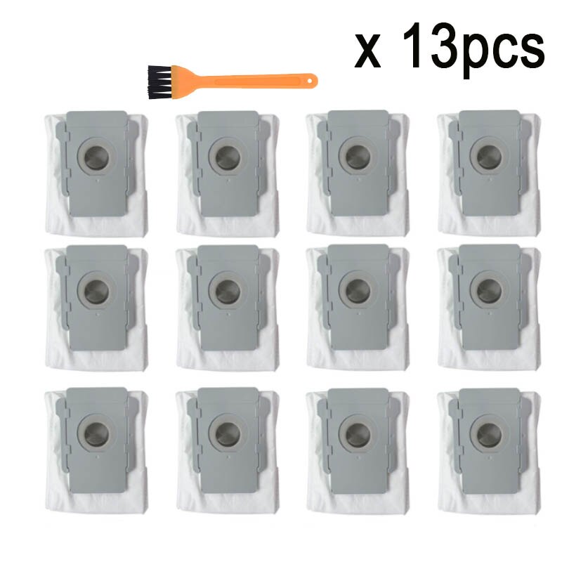 Multi-Set Dirt Verwijdering Vervanging Zakken Voor Irobot Roomba I7 I7 + S9 S9 + Schoon Base Stofzuiger onderdelen Stofzakken: 13pcs
