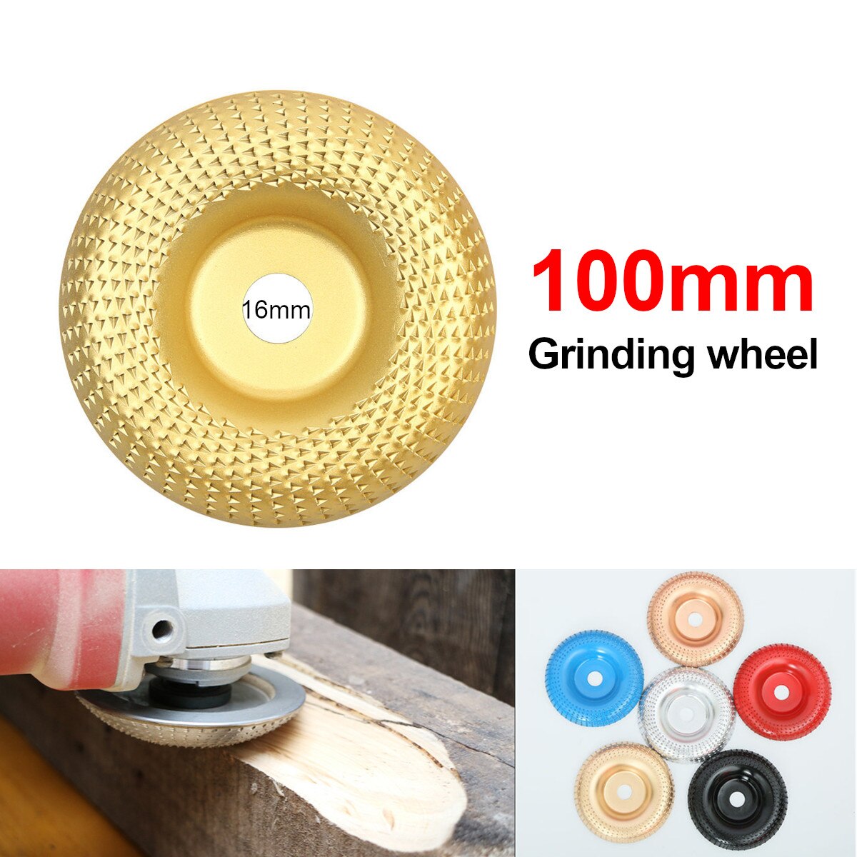 Hout Vormgeven Slijpschijf Carbon Staal Houtsnijwerk Disc Grinder Wiel Schurende Disc Schuren Rotary Tool Voor Haakse Slijper