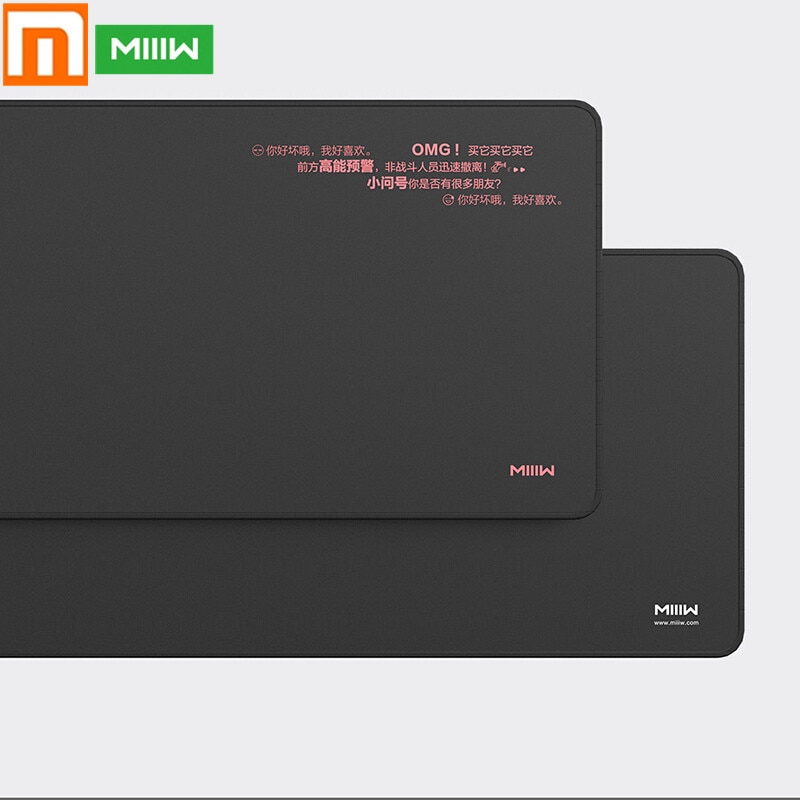 Xiaomi Miiiw Grote Muismat Gaming Computer Gamer Bureau Pad Rubber Toetsenbord Anti-Slip Soft Mausepad Voor Laptop pc