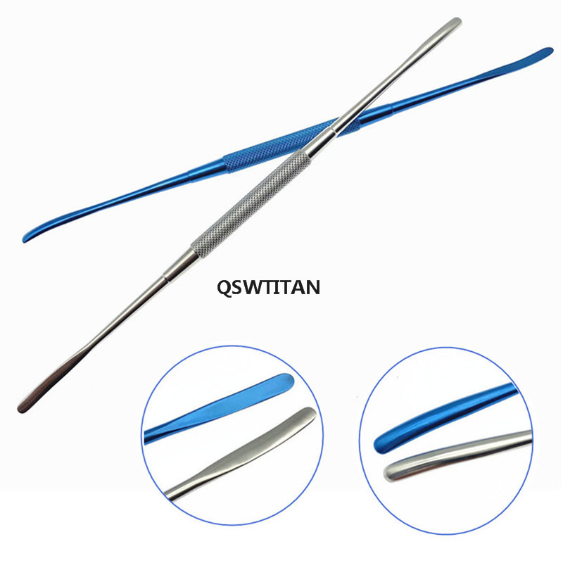 Ophthalmic Double-ended Freer Periosteal Elevator Titanium alloy/ stainless steel Ophthalmic Pet surgical instruments