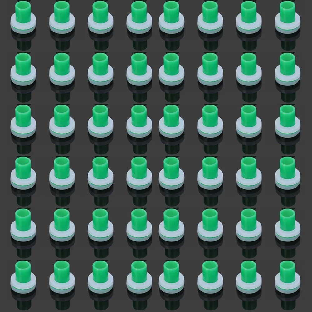 100-10Stck Wasserhahn Auslaufsichere Dichtung 4-punkt PPR Silikon Dichtung Ring Dichtung Dreieck Ventil Schlauch sanitär passend zu Stecker: Dunkelgrün / 3,1mm